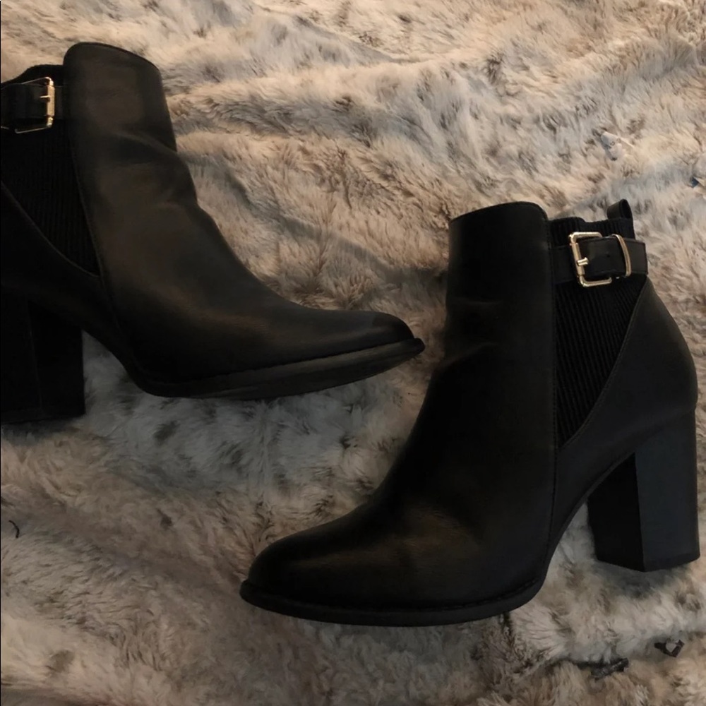 Black booties